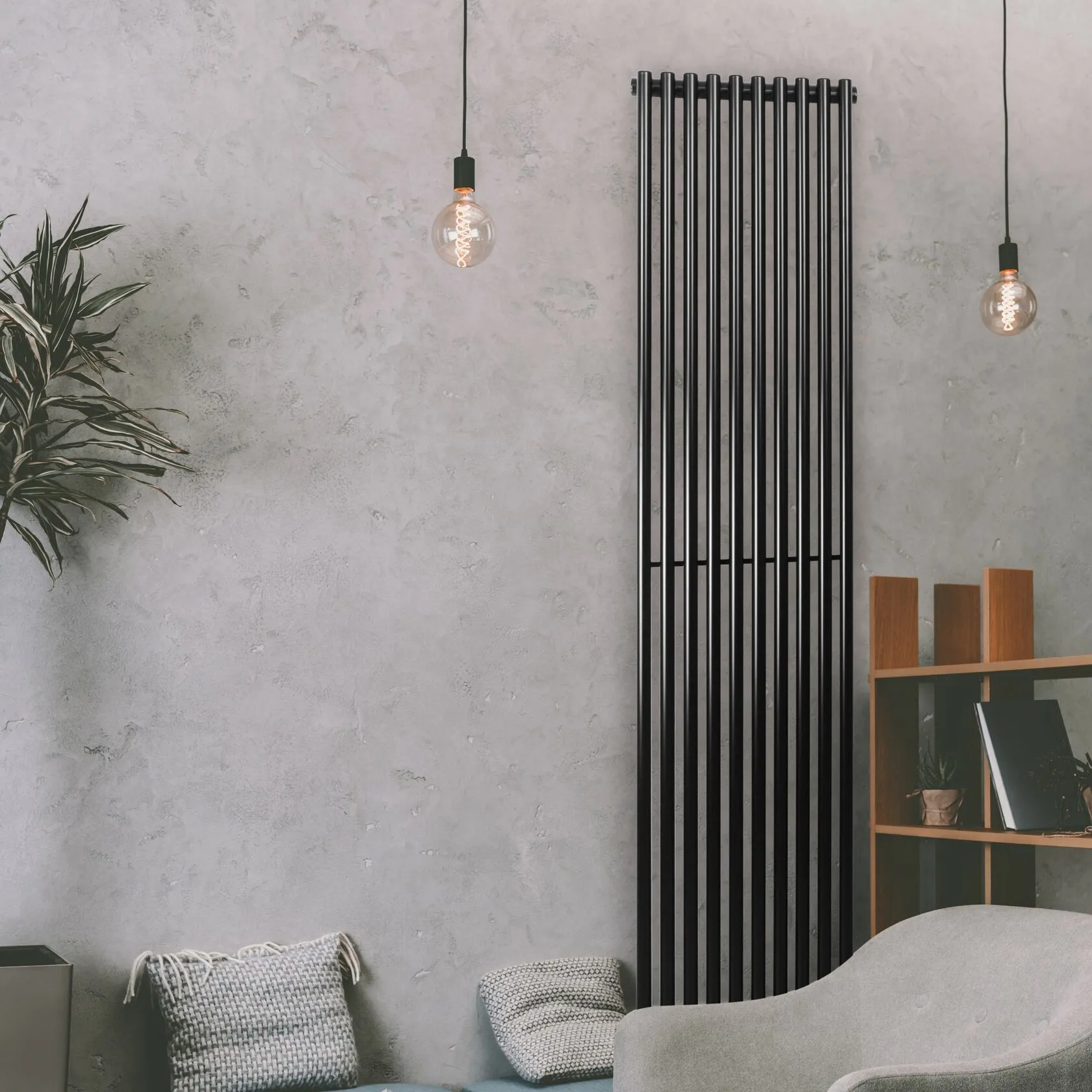 Вертикальний радіатор Praktikum 1800×387 мм