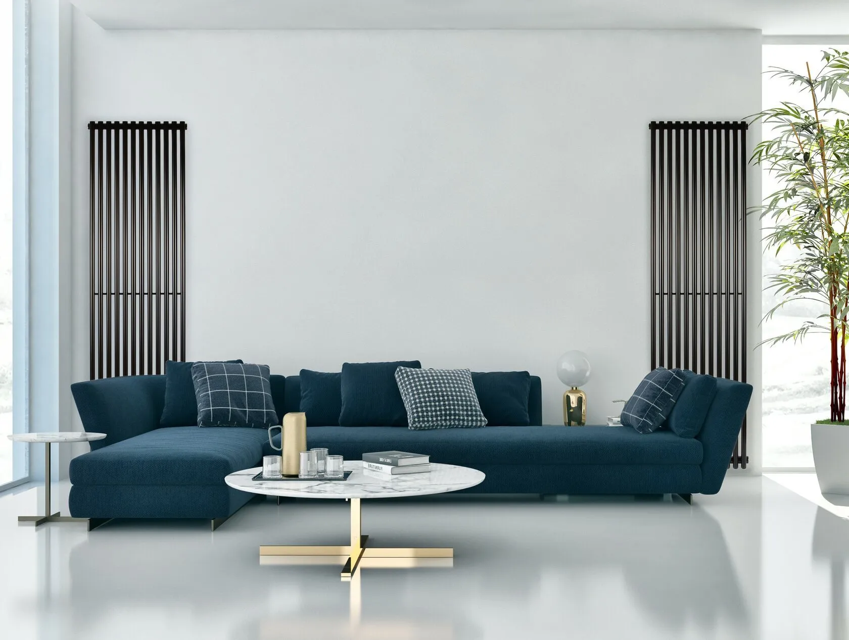 Вертикальний радіатор Praktikum 1800×463 мм