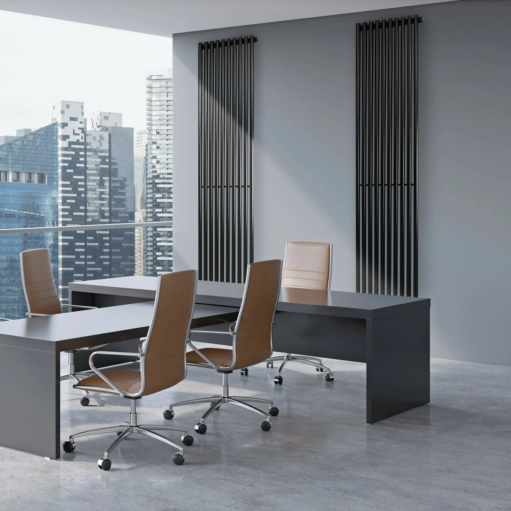 Вертикальний радіатор Praktikum 1800×387 мм