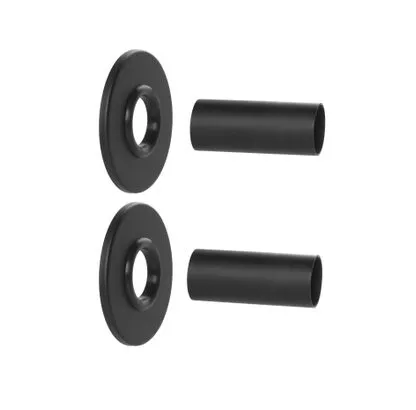 Комплект маскування для підключення радіатора (чорний), 500×500 мм