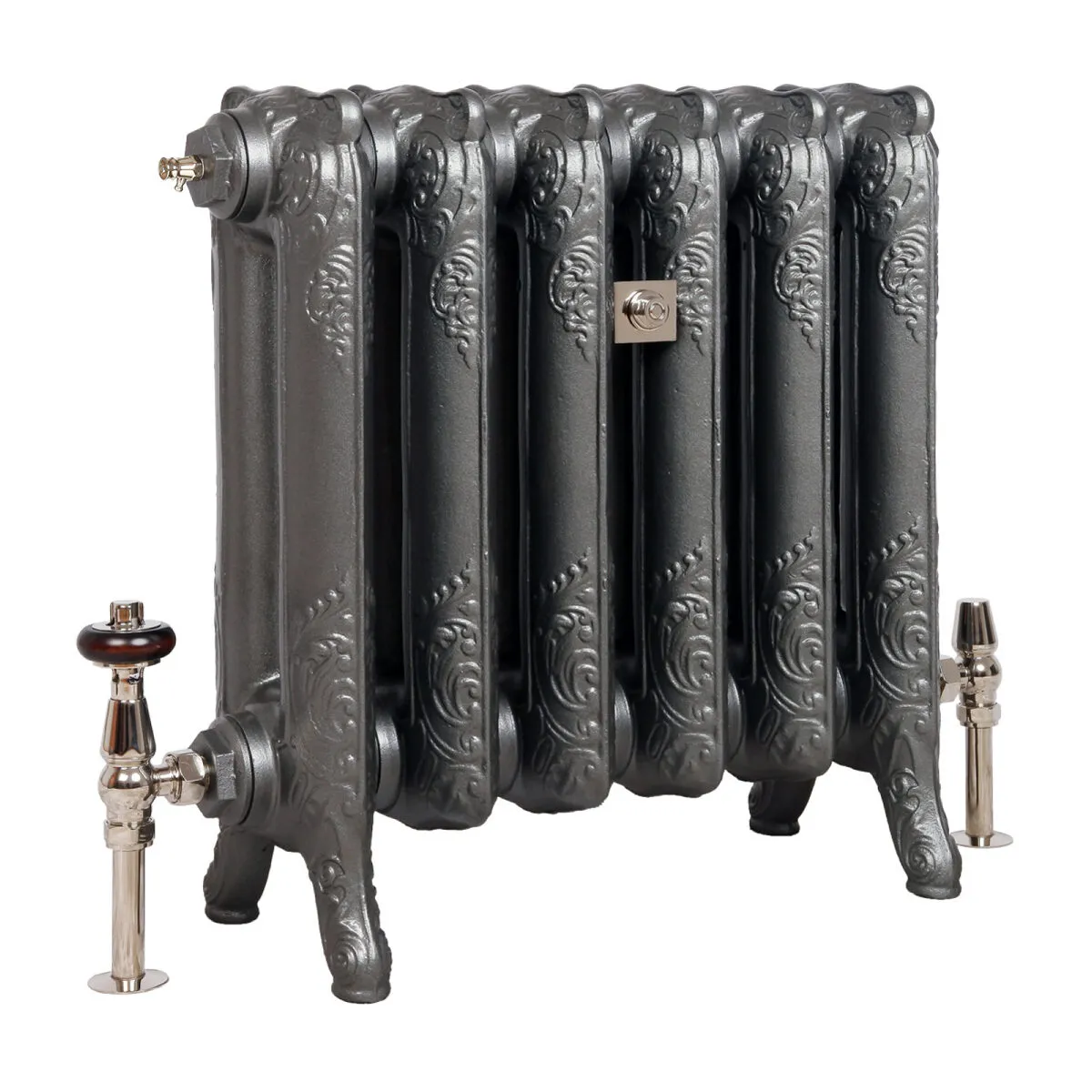 Чавунний ретро радіатор Warm Well Retrox 350 (секція), сірий