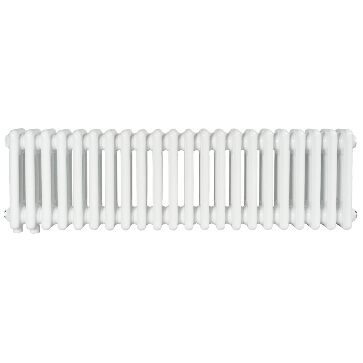 Трубчастий радіатор Column 3 (300х1010 мм) — Білий, Нижнє підключення